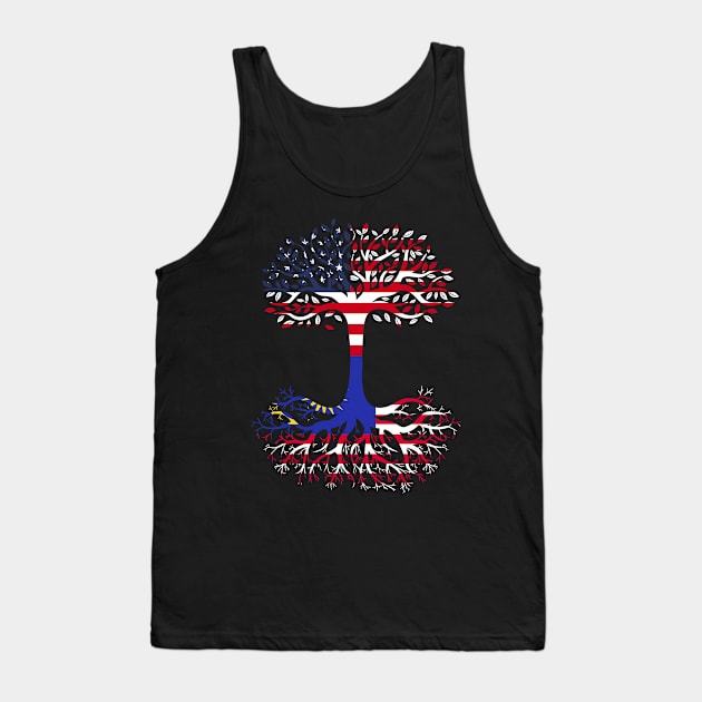 American Grown Malaysia Roots Malaysia Flag Tank Top by BramCrye